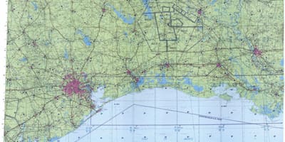 ტოპოგრაფიული რუკა Houston