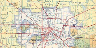 საგზაო რუკა Houston