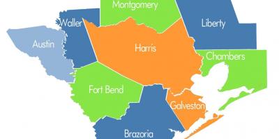 ქვეყნის რუკა Houston
