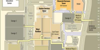 Memorial ჰერმან საავადმყოფოში რუკა